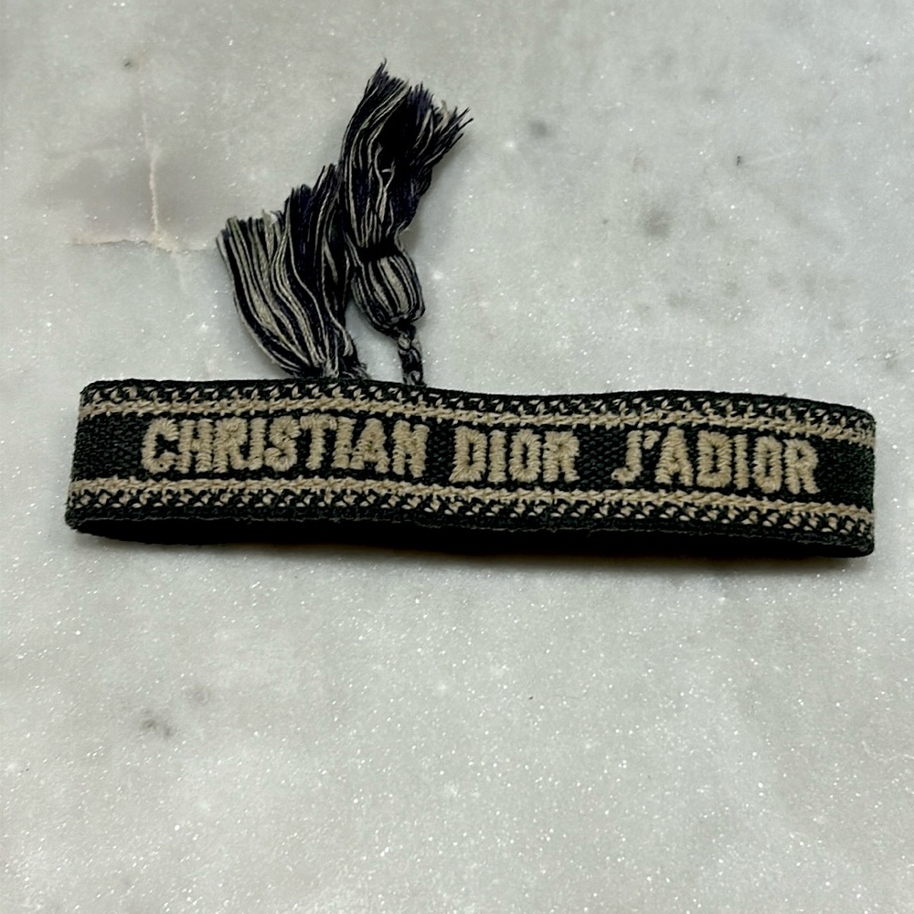Christian Dior string friendship bracelet